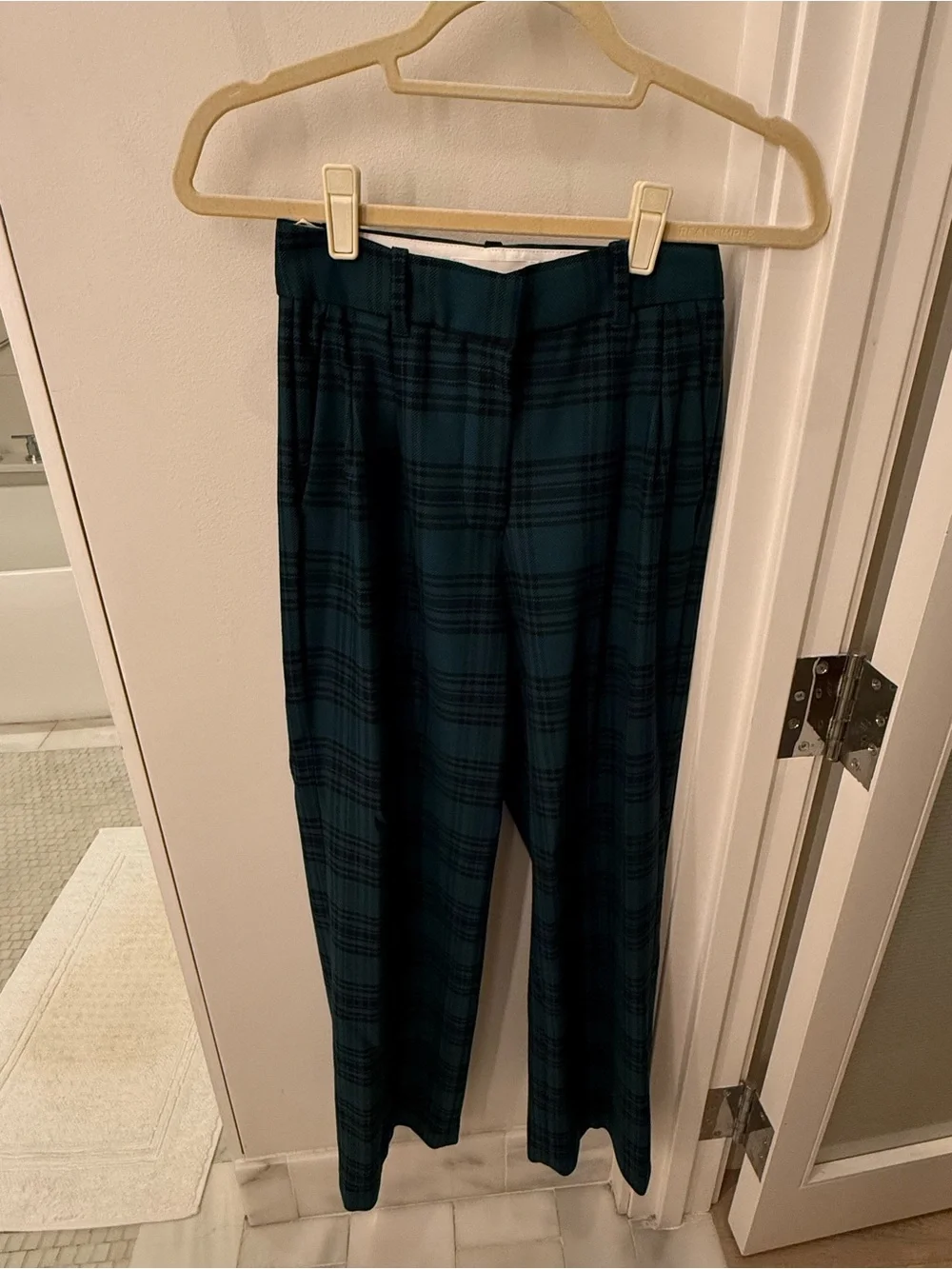 Wilfred Green Plaid Effortless Pant